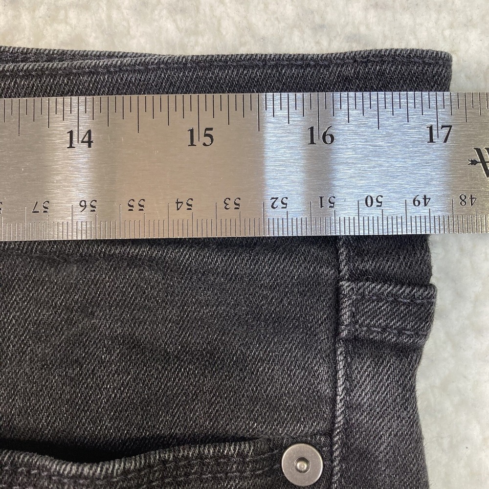 Banana Republic Ankle Crop Midrise Denim Pants Jeans Womens 31 Black 34x27 - Picture 7 of 8